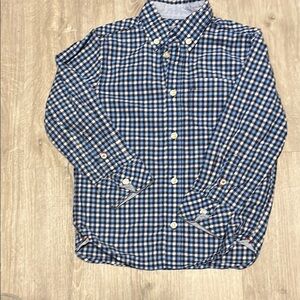 Boys’s Blue Checkered Shirt